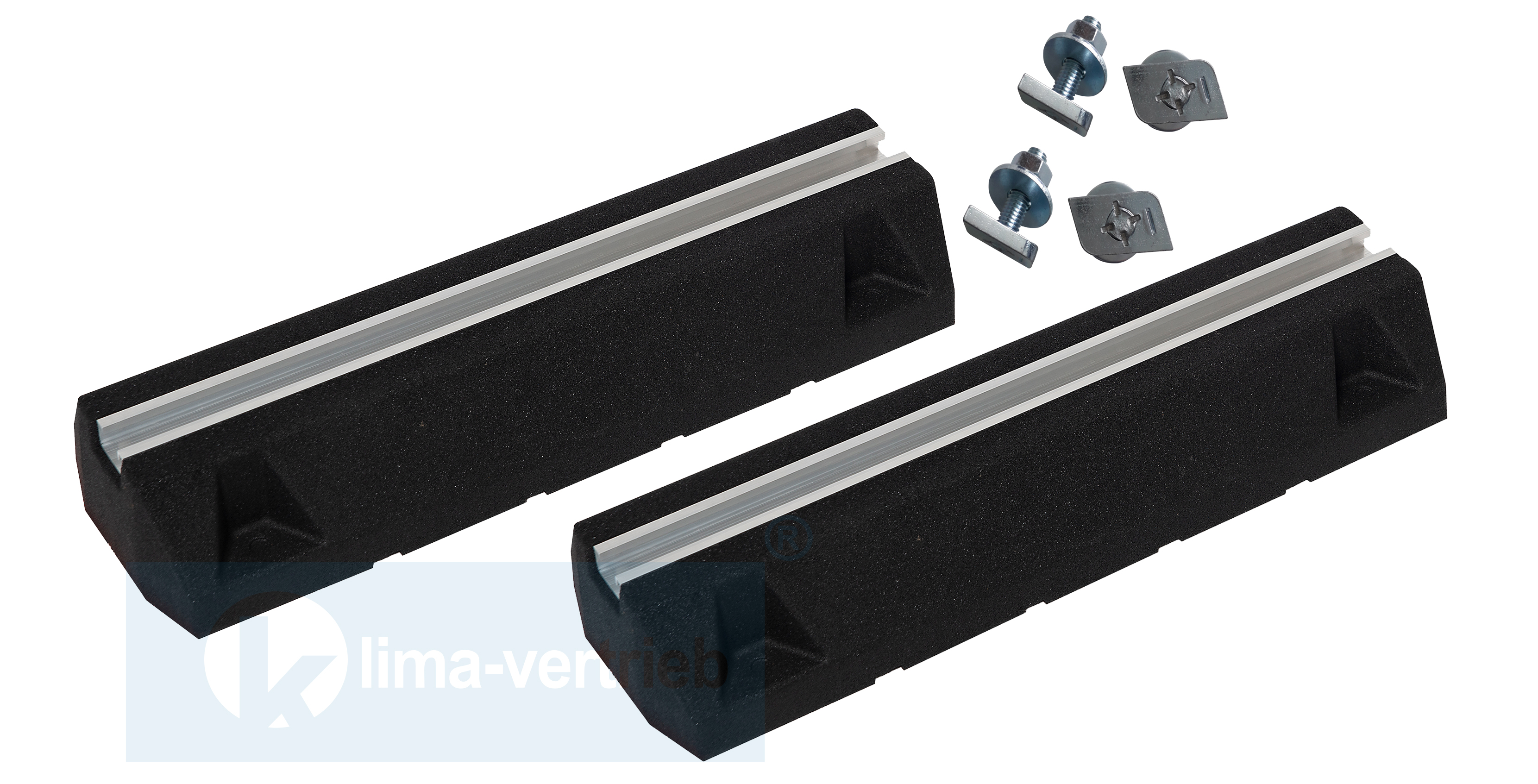 Foto-GDS-600_set BKLline Dämpfungssockel Aufstellbalken 600mm Set 2 Stück mit Schrauben