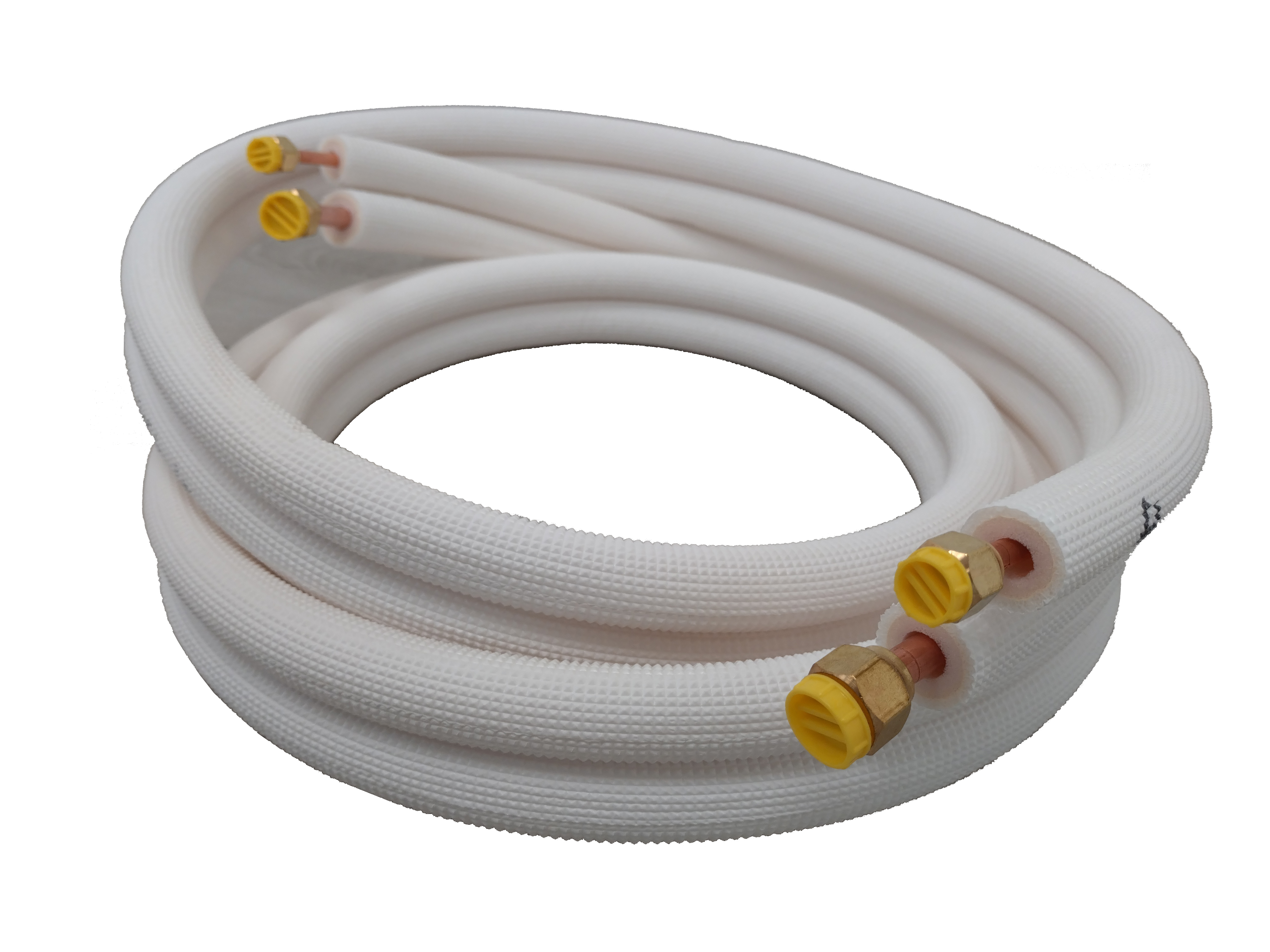 gebördelte Klimaleitung 1/4"+1/2" 8m isoliert