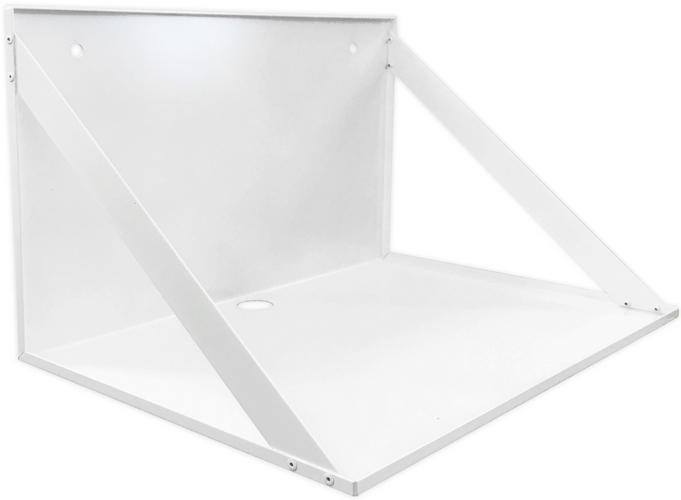 regal_luftentfeuchter_weiss Luftentfeuchter Wandregal weiss metall