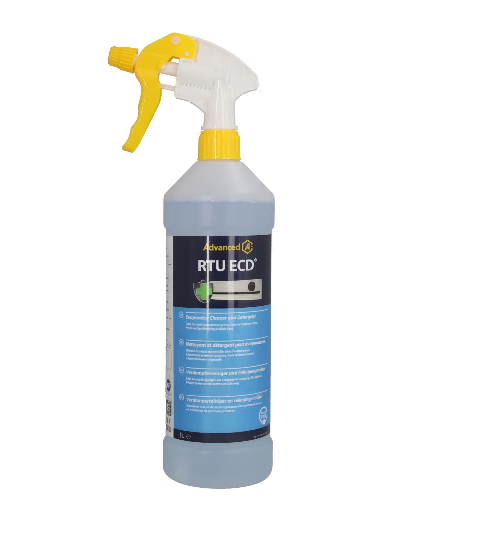 RTU ECD Verdampferreiniger und Desinfektionsmittel 1L Sprühflasche gebrauchsfertig Biozide frei