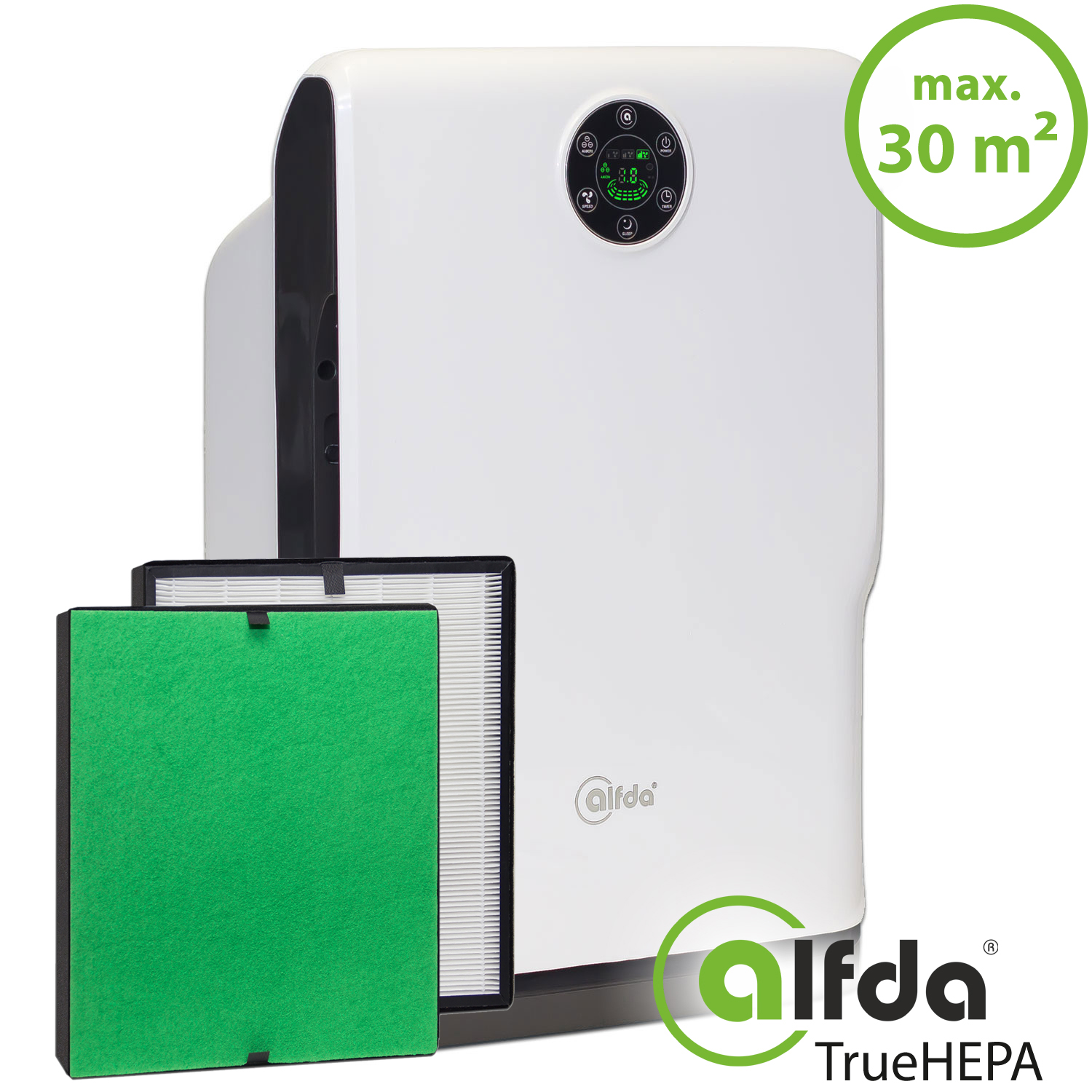 ALR160-TrueHEPA2-m2 alfda HEPA-Luftreiniger ALR160 mit alfdaTrueHEPA Filter