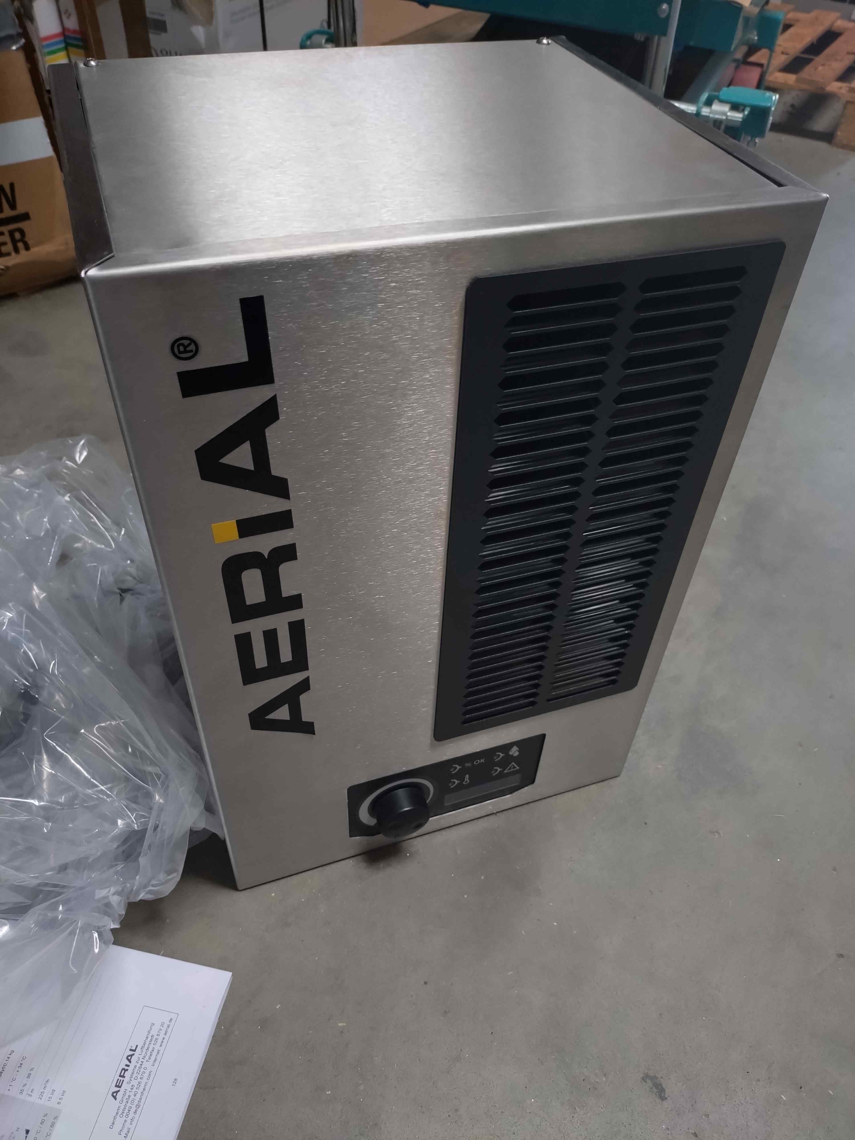AERiAL AD 110 Profi Luftentfeuchter incl. Wandhalterung und Kondensatpumpe Trapo