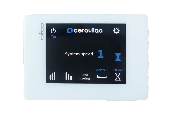 aerauliqa Orion Modbus Touchdisplay